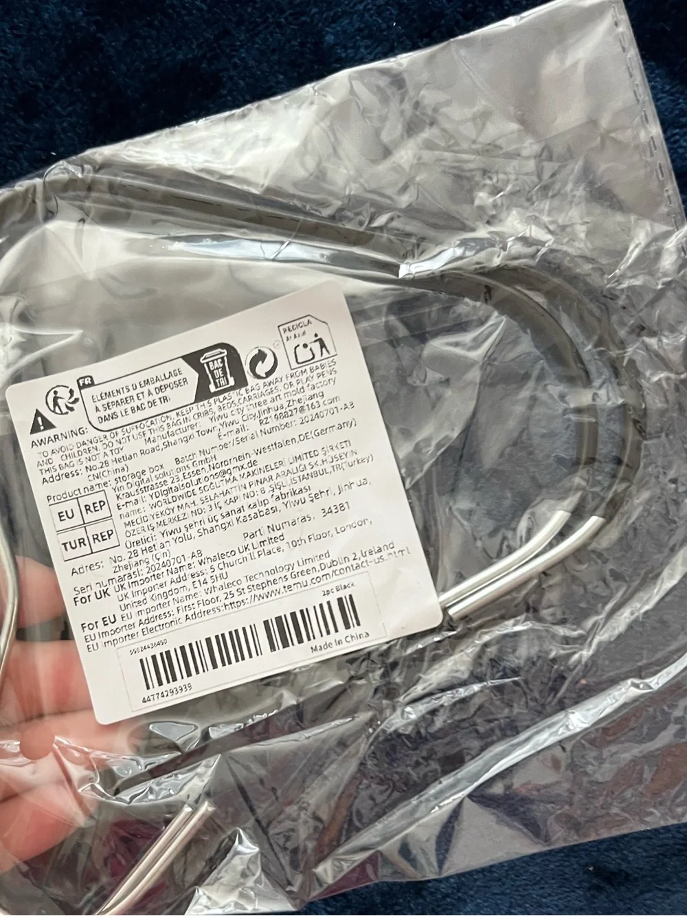 Brand new in bag multi use hanger